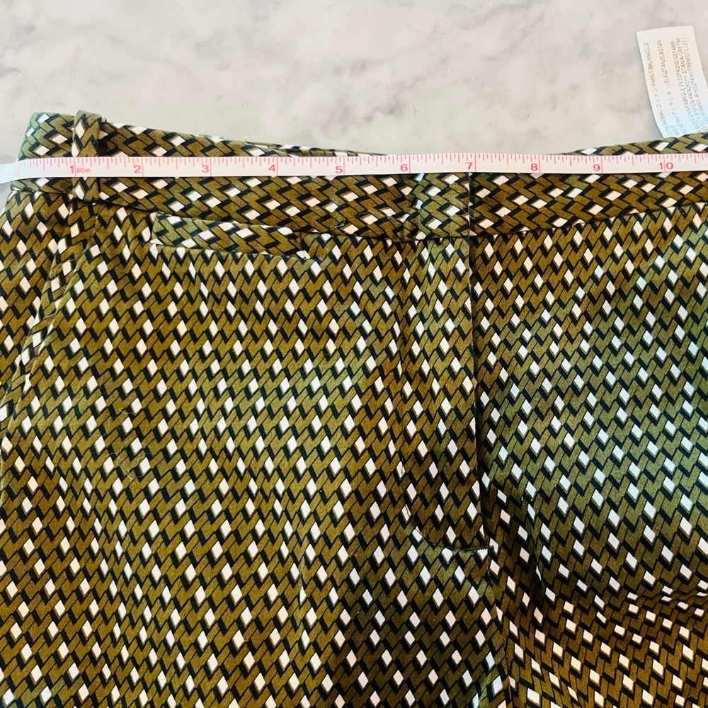 Zara Basic Black Label Geometric Print Pants | Si… - image 2